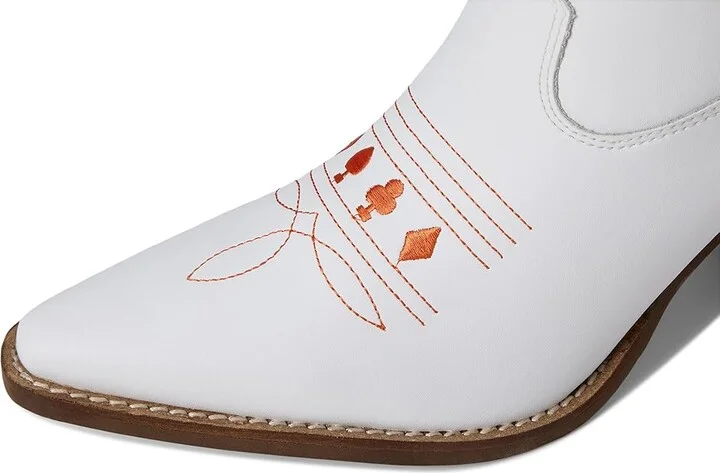 Dingo Joker Cowboy Women's Boots White : 7 B - Medium, Leather - Image 2