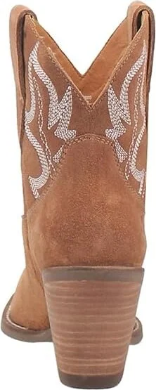 Dingo Joyride Women's Boots Tan : 8.5 B - Medium, Suede - Image 3