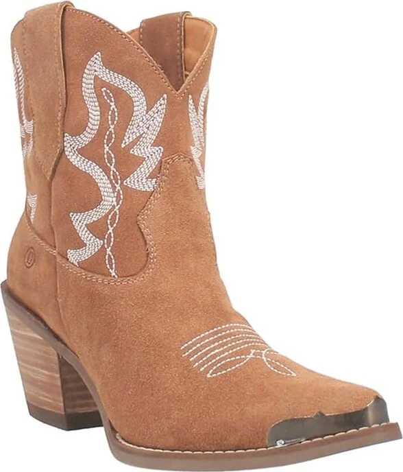 Dingo Joyride Women's Boots Tan : 8.5 B - Medium, Suede