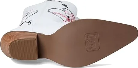 Dingo King Of Clubs Cowboy Women's Boots White : 9.5 B - Medium, Leather - Image 3