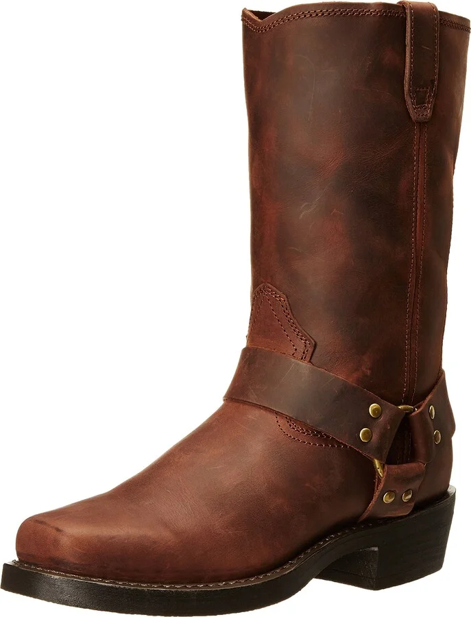 Dingo Men's Jay All Over Gaucho Nutty Mule Harness Boots DI19074 (DI19074EW10.5)