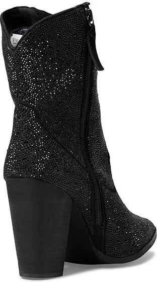 Dingo Neon Moon Leather Bootie Women's Shoes Black : 6 B - Medium - Image 4
