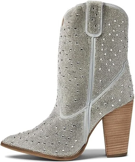 Dingo Neon Moon Leather Bootie Women's Shoes Black : 6 B - Medium - Image 9