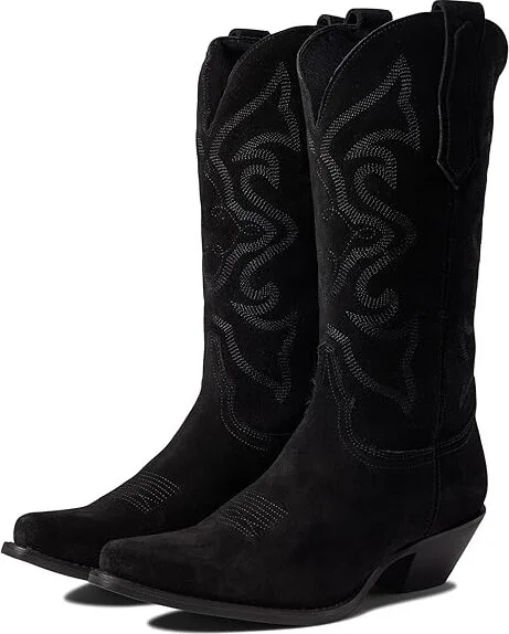 Dingo Out West Cowboy Women's Boots Black : 6 B - Medium, Leather