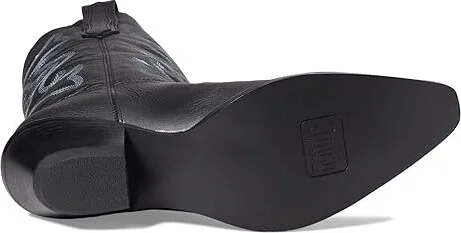 Dingo Out West Cowboy Women's Boots Black Smooth : 6.5 B - Medium, Leather - Image 3
