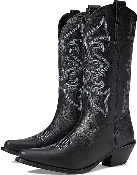 Dingo Out West Cowboy Women's Boots Black Smooth : 6.5 B - Medium, Leather