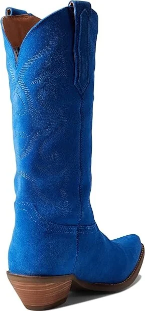 Dingo Out West Cowboy Women's Boots Blue : 7 B - Medium, Leather - Image 4