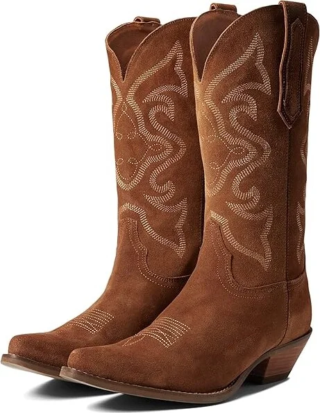 Dingo Out West Cowboy Women's Boots Camel : 6 B - Medium, Leather