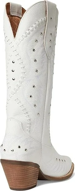 Dingo Pretty 'n Pink Cowboy Women's Boots White : 7.5 B - Medium, Leather - Image 4