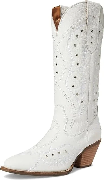 Dingo Pretty 'n Pink Cowboy Women's Boots White : 7.5 B - Medium, Leather - Image 5