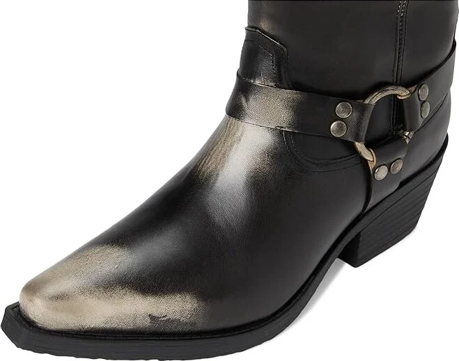 Dingo Ride A Way Cowboy Women's Boots Black : 6 B - Medium, Leather - Image 2