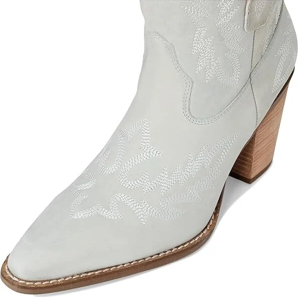 Dingo Rocky Top Cowboy Women's Boots White : 8 B - Medium, Leather - Image 2