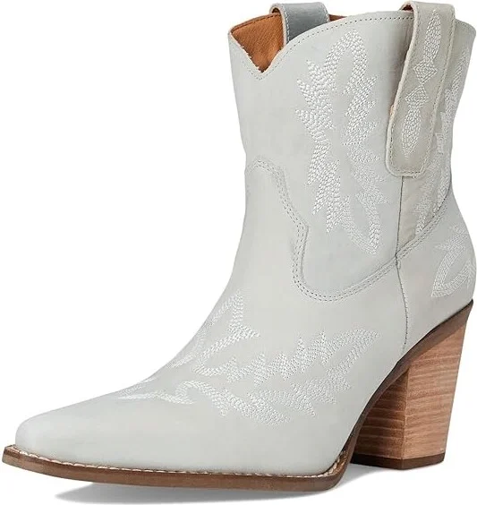 Dingo Rocky Top Cowboy Women's Boots White : 8 B - Medium, Leather - Image 5