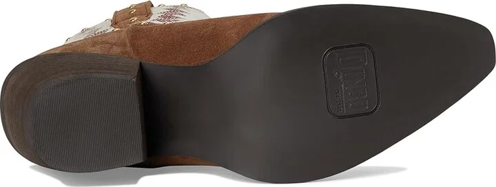 Dingo Rodeo Queen Cowboy Women's Boots Brown : 9.5 B - Medium, Leather/Rubber/Suede - Image 3
