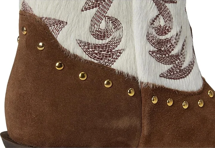 Dingo Rodeo Queen Cowboy Women's Boots Brown : 9.5 B - Medium, Leather/Rubber/Suede - Image 7