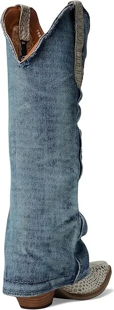 Dingo Shabby Leather Boot Women's Boots Blue : 8.5 B - Medium - Image 4