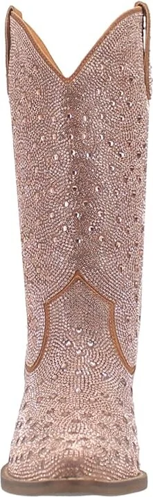 Dingo Silver Dollar Leather Boot Women's Shoes Rose Gold : 7.5 B - Medium - Image 5