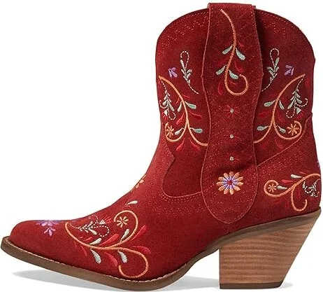 Dingo Sugar Bug Women's Boots Red : 7 B - Medium, Leather - Image 5