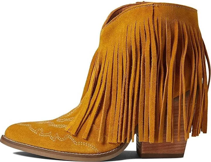 Dingo Tangles Women's Boots Mustard : 6.5 B - Medium, Leather - Image 5