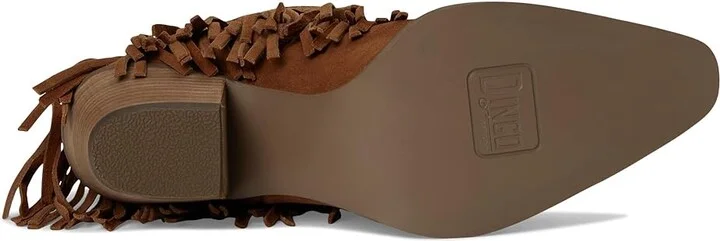 Dingo Tapadero Suede Bootie Cowboy Women's Boots Black : 6 B - Medium - Image 9