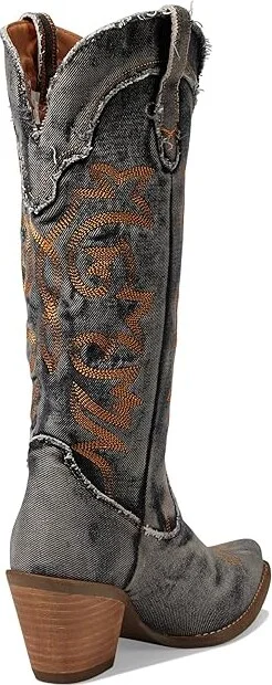 Dingo Texas Tornado Women's Shoes Black : 6 B - Medium, Textile - Image 4