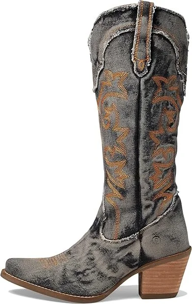 Dingo Texas Tornado Women's Shoes Black : 6 B - Medium, Textile - Image 5