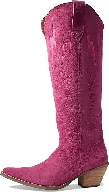 Dingo Thunder Road Women's Boots Fuchsia : 7.5 B - Medium, Leather - Image 6