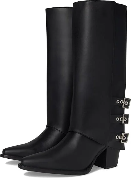 Dingo Urban Cowgirl Cowboy Boots Black : 7.5 B - Medium, Leather