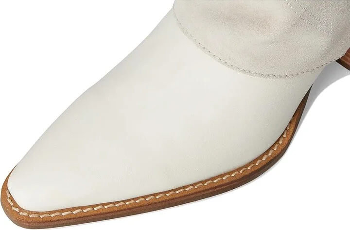 Dingo Wild Fire Cowboy Women's Boots White : 9.5 B - Medium, Leather/Suede - Image 2