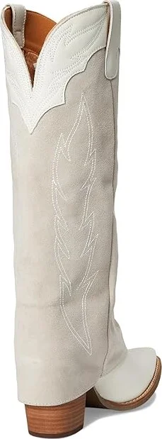 Dingo Wild Fire Cowboy Women's Boots White : 9.5 B - Medium, Leather/Suede - Image 4