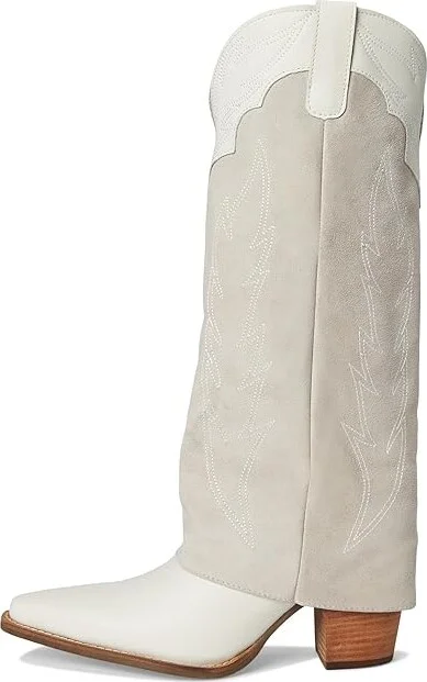 Dingo Wild Fire Cowboy Women's Boots White : 9.5 B - Medium, Leather/Suede - Image 6