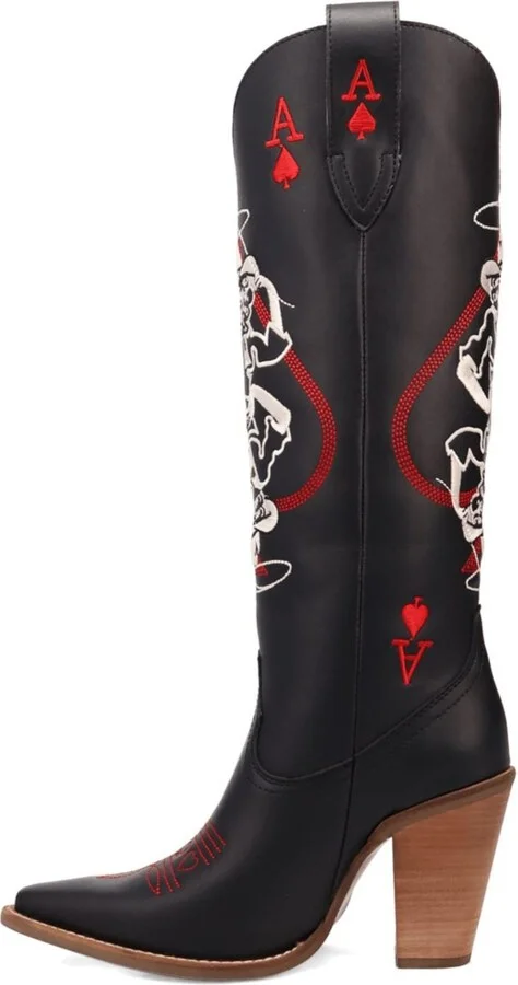 Dingo Women's Ace Of Spades Leather Boot - Image 6