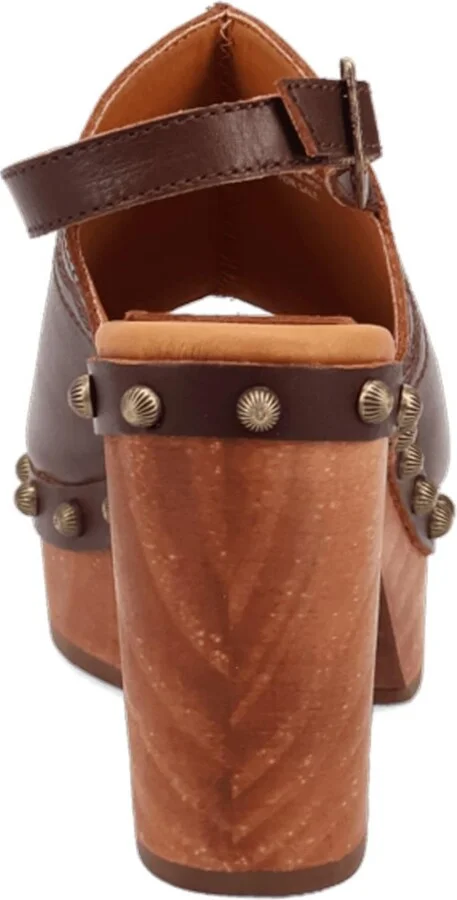 Dingo Women's Clover Wooden Sandal - Image 3