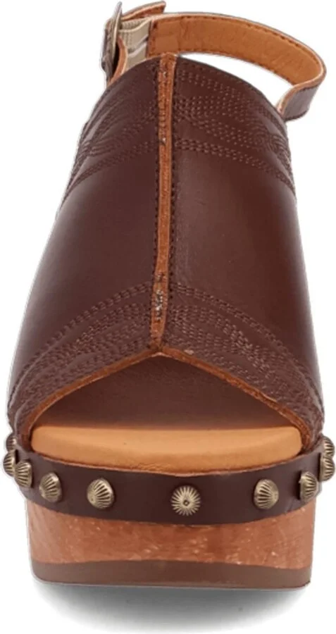 Dingo Women's Clover Wooden Sandal - Image 4