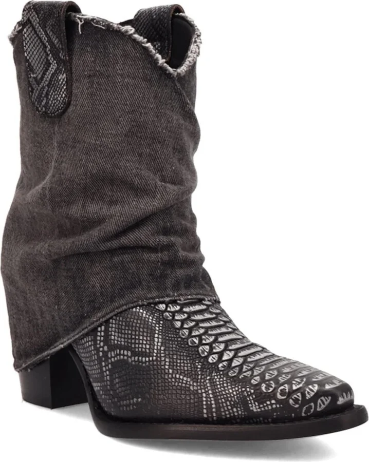 Dingo Women's Denim Dream Leather Bootie