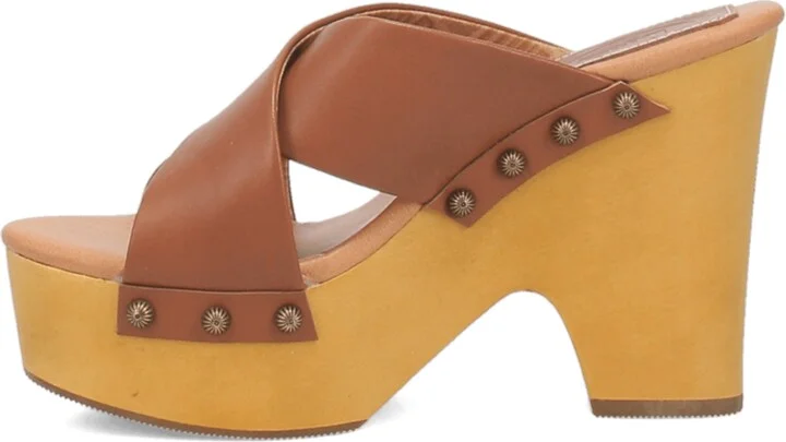 Dingo Women's Driftwood Leather Sandal - Image 3