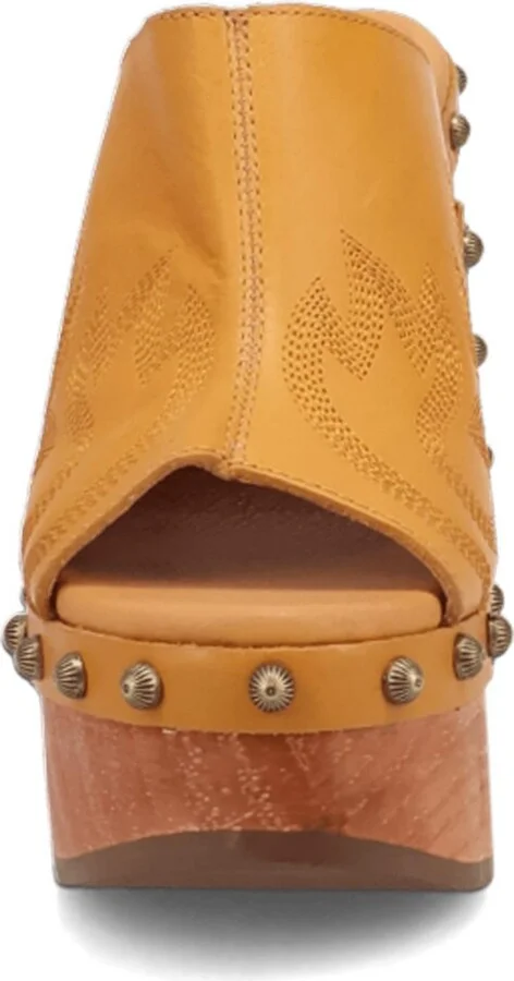 Dingo Women's Free Spirit Wooden Sandal - Image 3