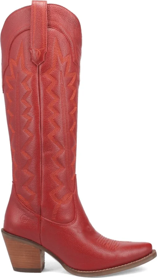 Dingo Women's High Cotton Leather Boots - Image 4