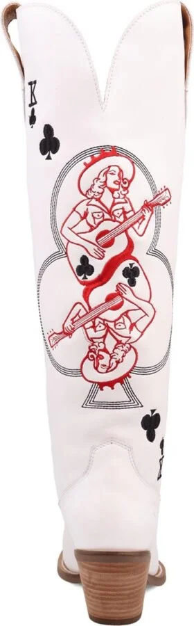 Dingo Women's King Of Clubs Leather Boot - Image 3