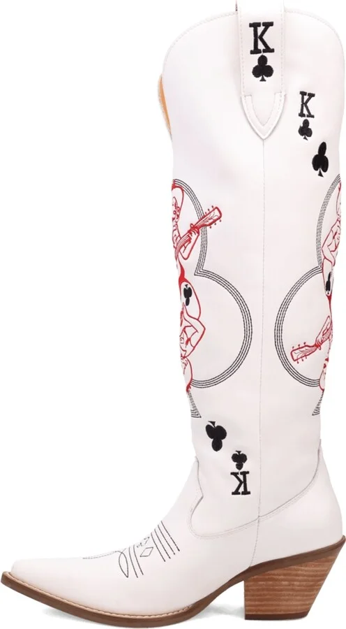 Dingo Women's King Of Clubs Leather Boot - Image 6