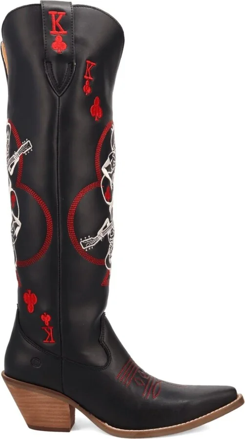 Dingo Women's King Of Clubs Leather Boot - Image 7
