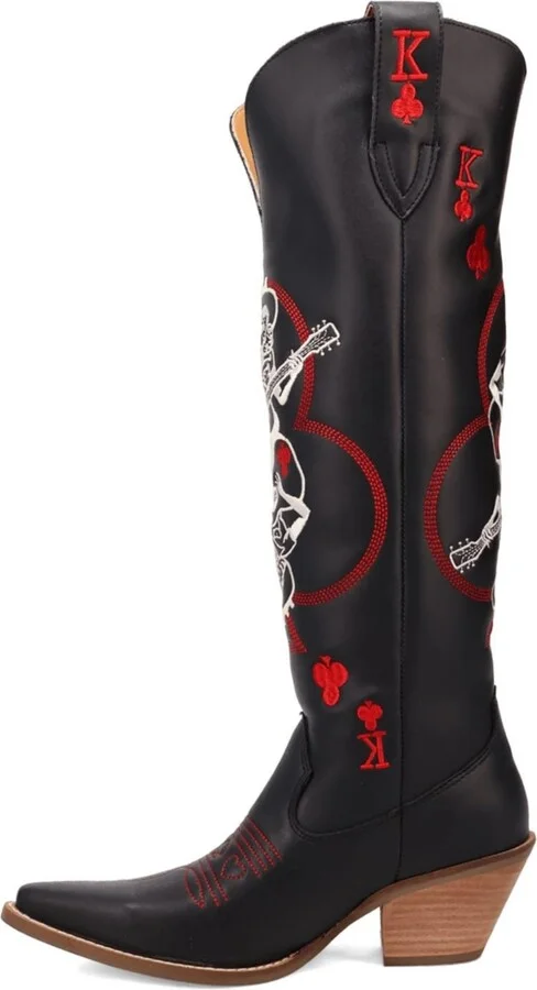 Dingo Women's King Of Clubs Leather Boot - Image 8