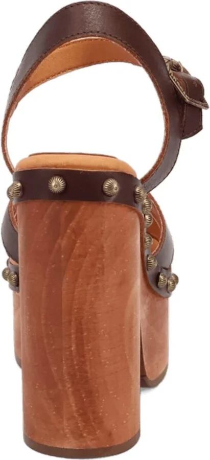 Dingo Women's Lotus Wooden Sandal - Image 3