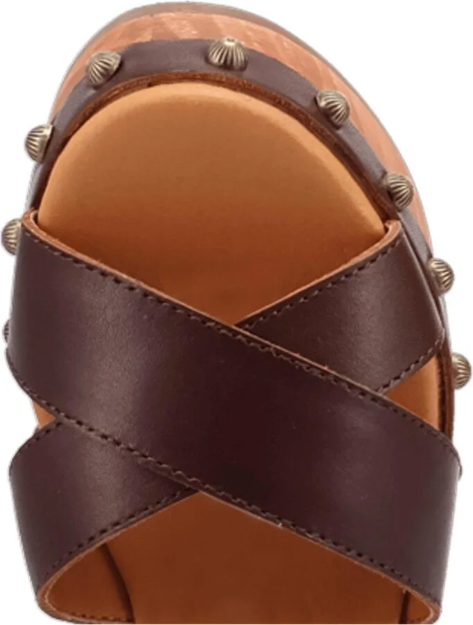 Dingo Women's Lotus Wooden Sandal - Image 5