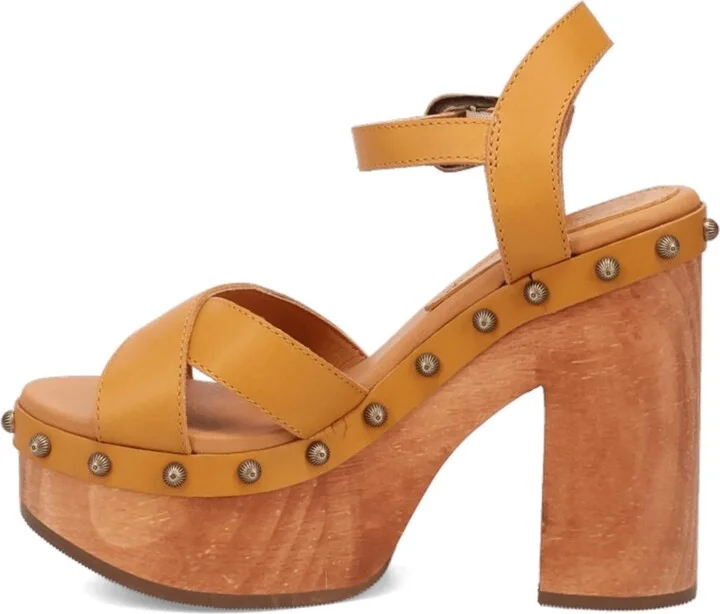 Dingo Women's Lotus Wooden Sandal - Image 7