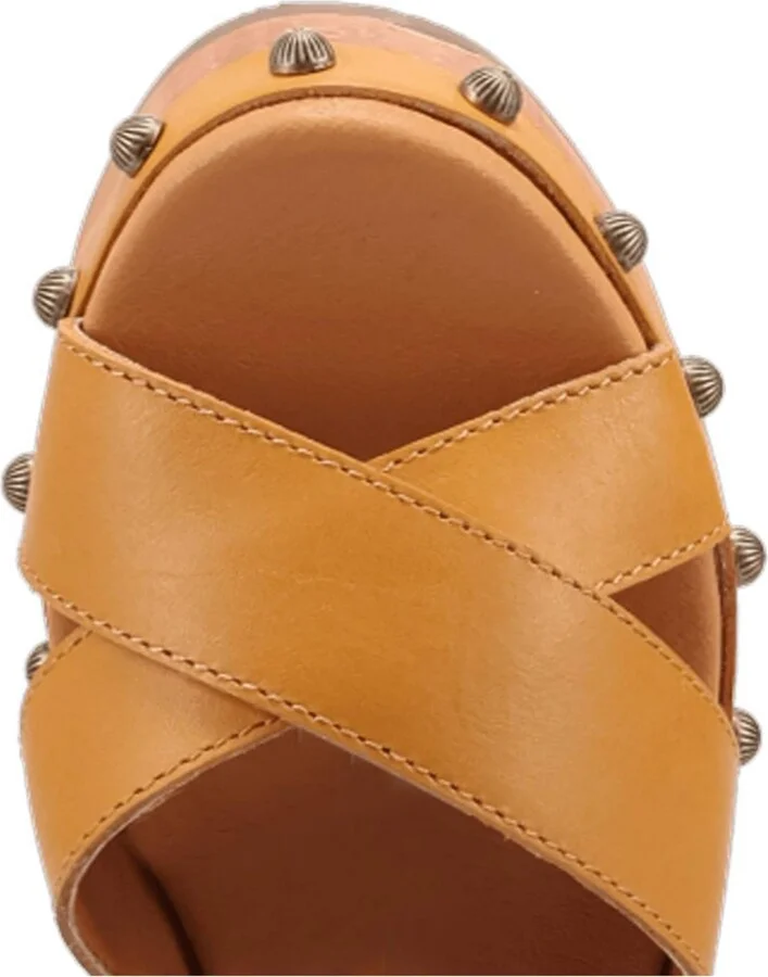 Dingo Women's Lotus Wooden Sandal - Image 10