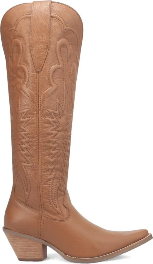 Dingo Women's Raisin Kane Leather Boots - Image 2