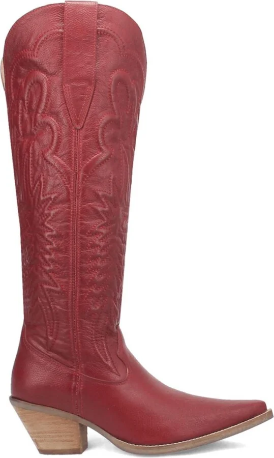 Dingo Women's Raisin Kane Leather Boots - Image 3