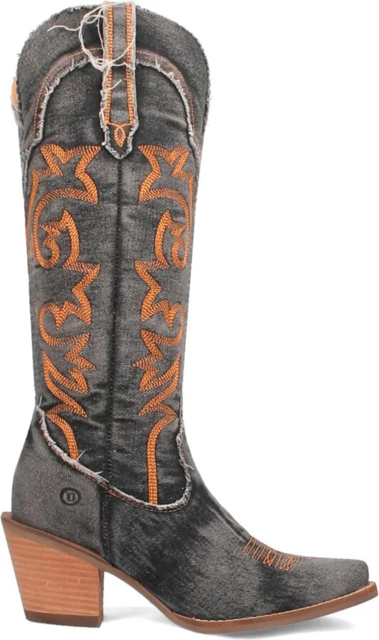 Dingo Women's Texas Tornado Denim Boots - Image 3