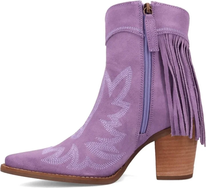 Dingo Women's Wild Sage Leather Bootie - Image 6